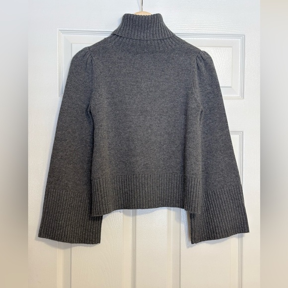 GOOP Co Collection Wool Cashmere Oversized Turtleneck Wide Sleeve Sweater XS - Picture 8 of 8
